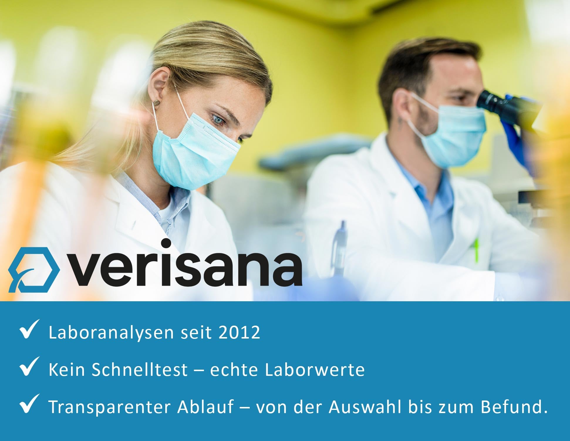 Test TSH – Test di disturbo tiroidea – analisi di laboratorio del valore TSH semplice e comodo da casa – Verisana