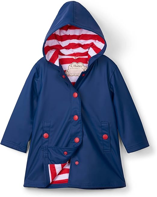 Hatley Zip Up Splash Jacket - Classic Pink main image 1
