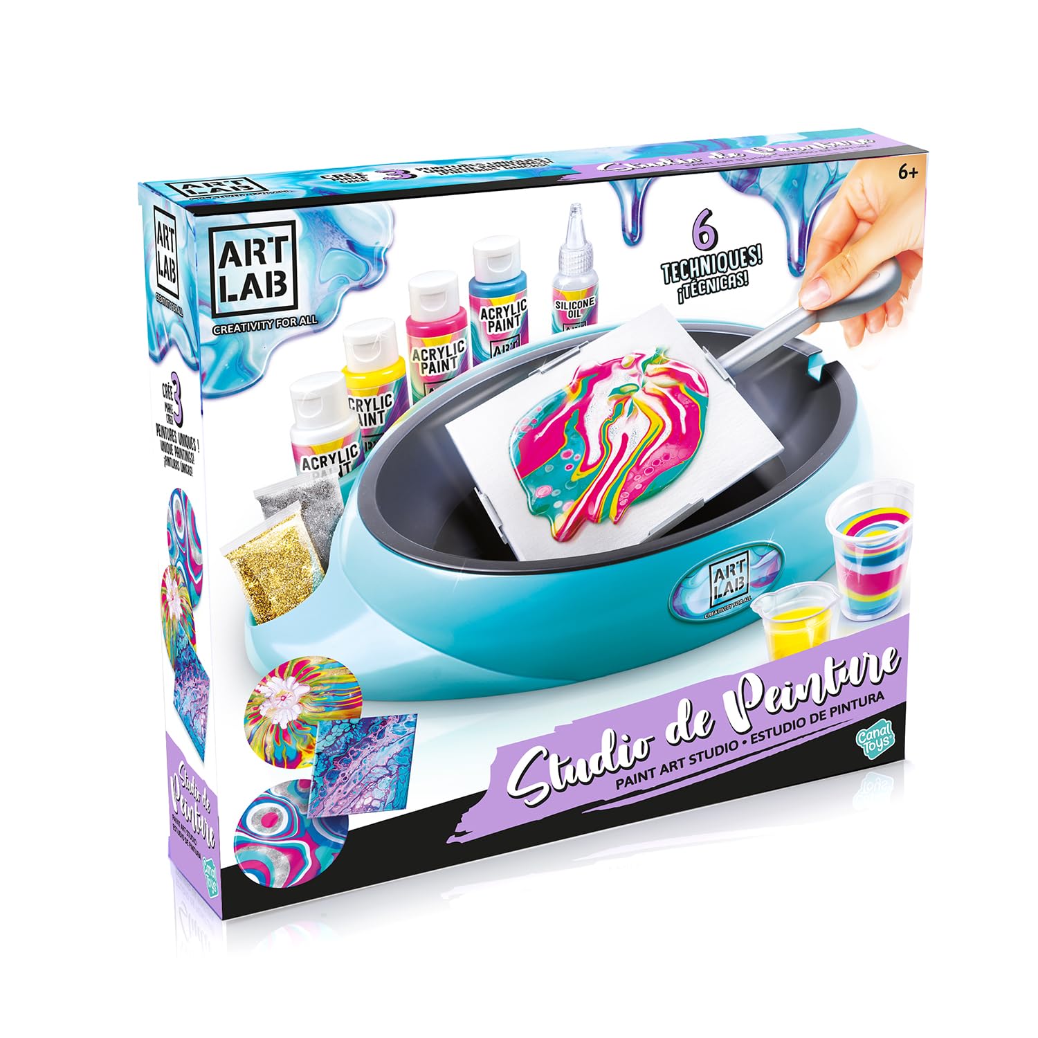 Canal Toys - Art Lab - Estudio de Pintura Pouring en Acrílico - ART 010