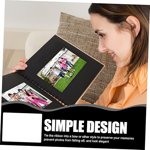 Miniatura 7 de COHEALI Álbum de fotos de bricolaje A4 Álbum de fotos Libro de fotos Álbum de fotos Cinta Álbum de fotos portátil Soporte de fotos de boda Álbum de