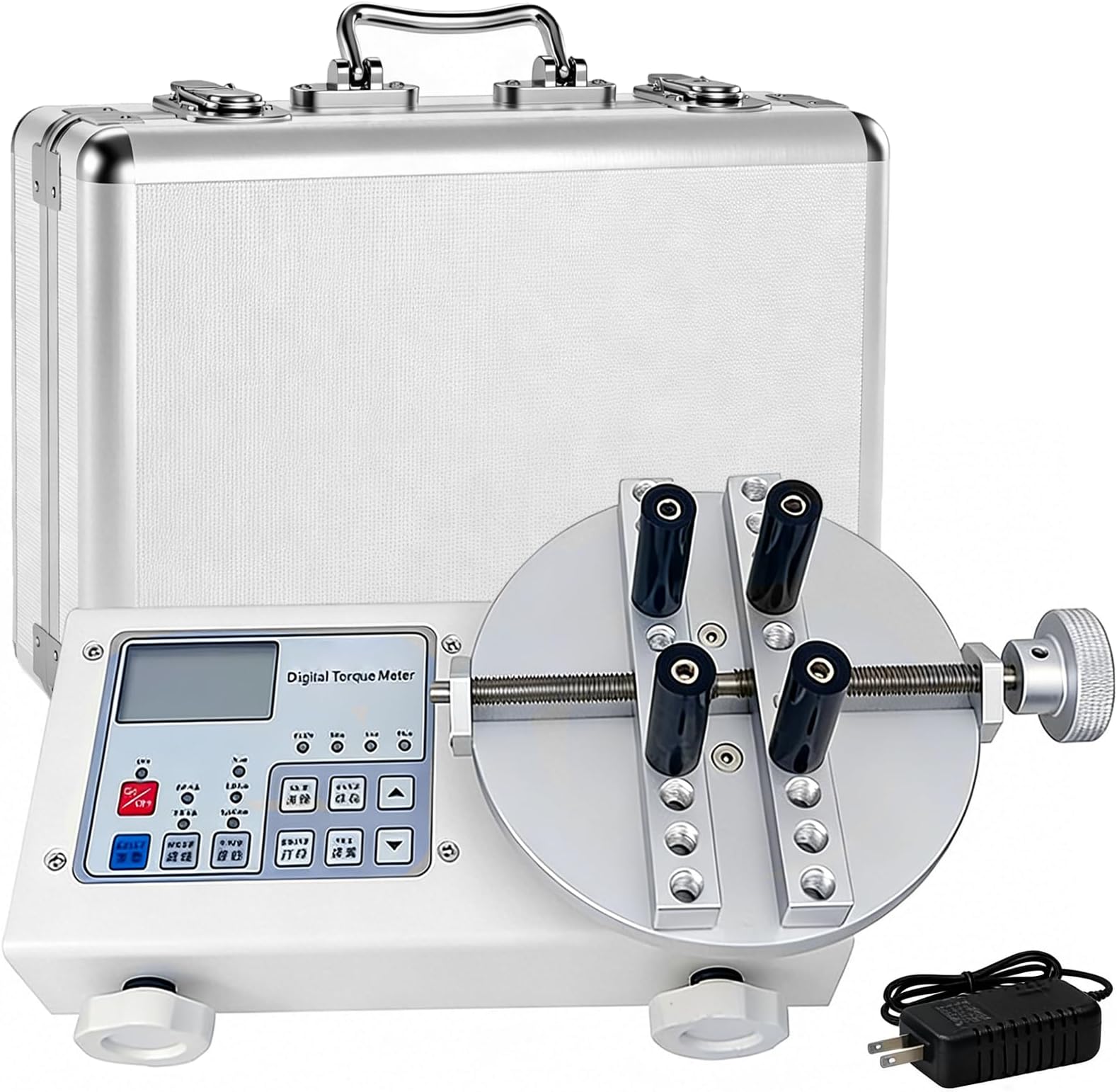 Digital Torque Meter Portable Bottle Cap Torque Tester Screw Driver Wrench Measure Tester Torque Gauge Testing for Component, Electric Screwdrivers & Pneumatic Screwdrivers (HP100)