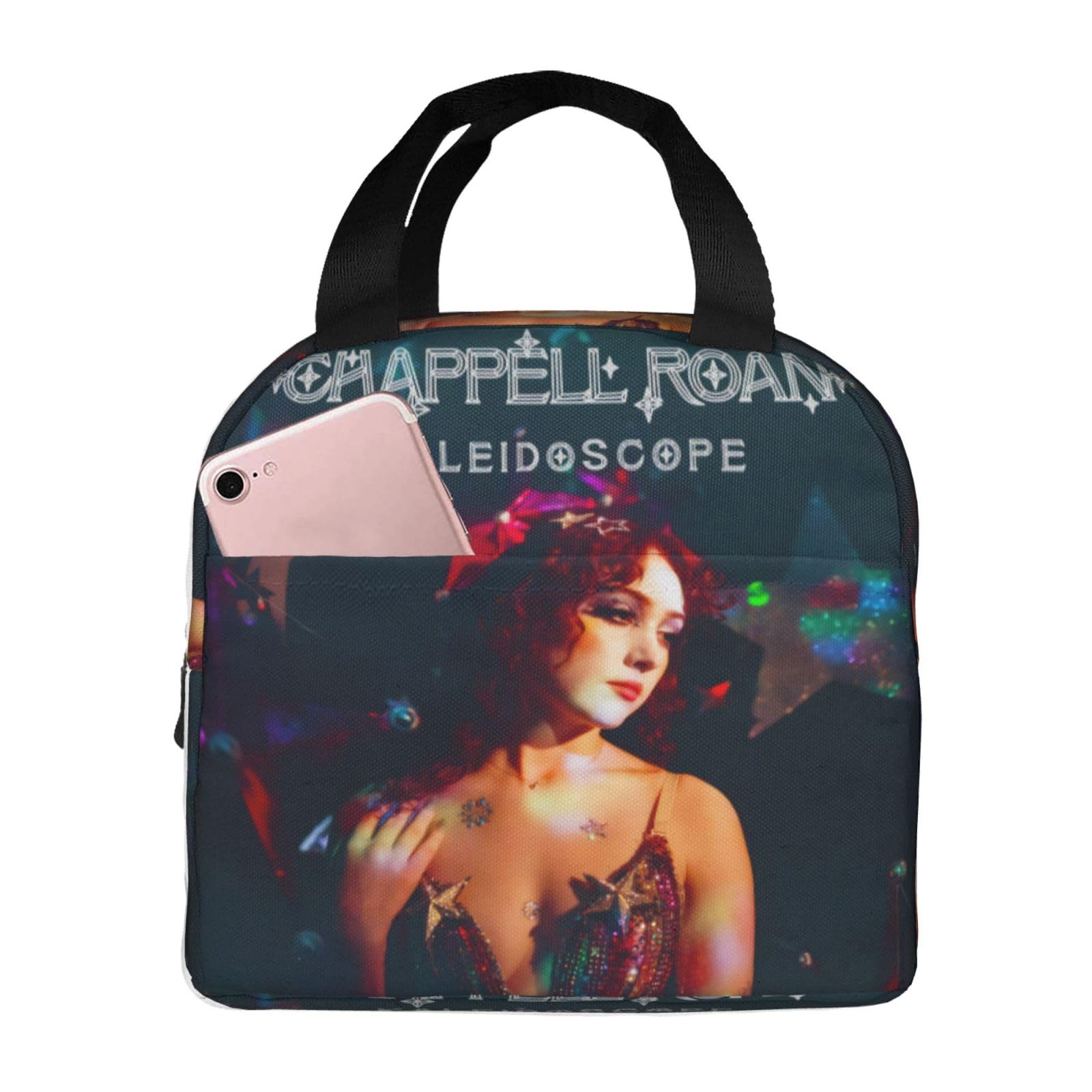 Lunch Bag Chappell Musics Roan Insulated Lunch Box Reusable Lunch Tote Bag Waterproof Lunchbox Handbag for Work Office Picnic Beach