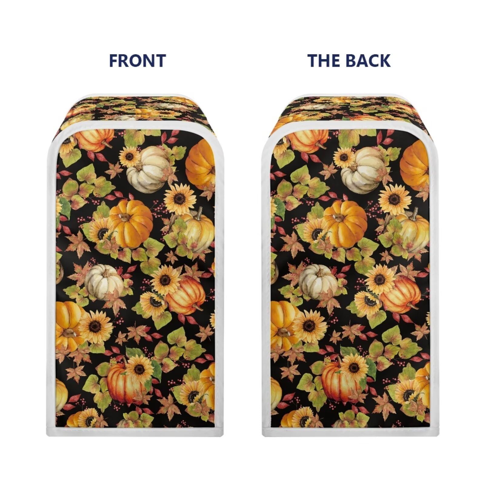 Mintulipy Thanksgiving Pumpkin Sunflower Electric Can Opener Dust Cover Protection Stain Resistant Kitchen Appliance Cover Can Opener Dust Cover