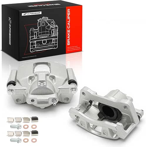 A-Premium Front Disc Brake Caliper Assembly with Bracket Compatible with