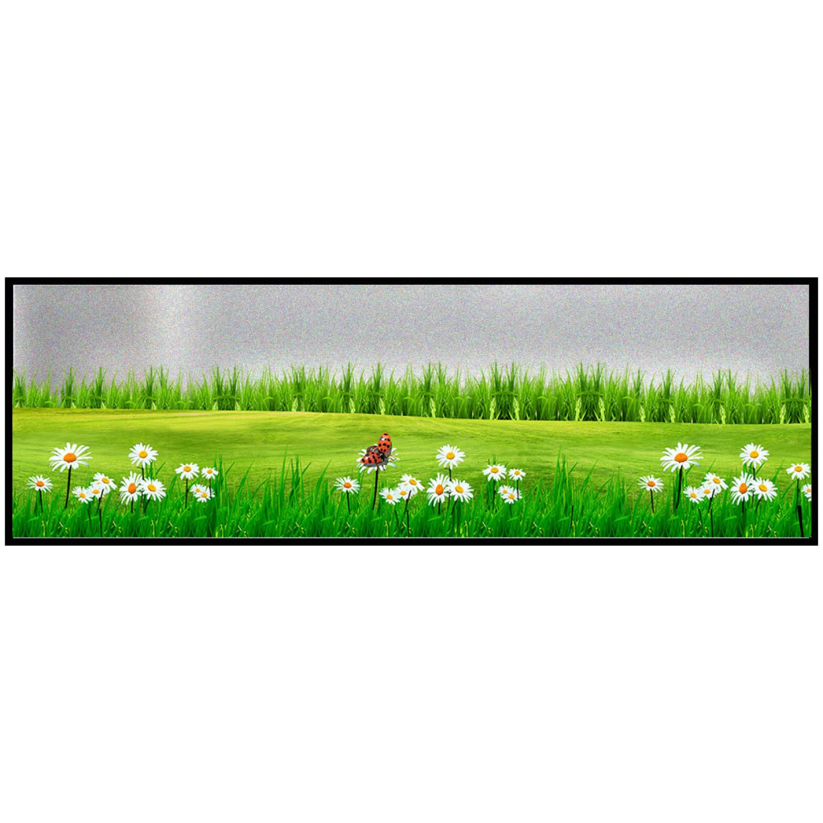 Window Film Privacy Green Plants Glass Frosted Privacy Film For Glass Windows Static Cling No Glue Window Films Covering Self Adhesive Anti Uv For Office Bathroom Home 50x100cm/1pcs