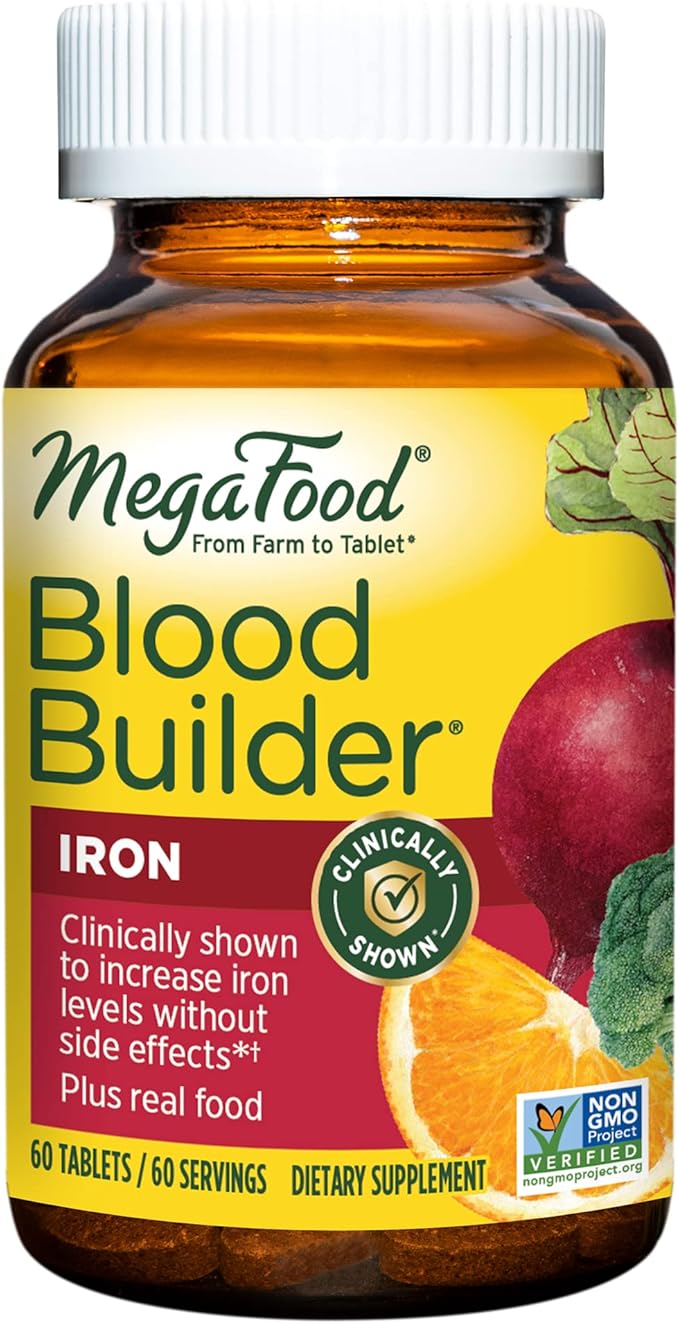 MegaFood Blood Builder Iron Supplement Clinically Shown
