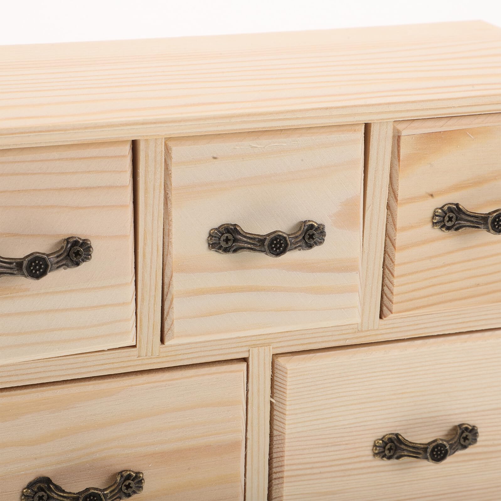 PRETYZOOM Organizador de Escritorio de Madera Natural con Mini Caja de Almacenamiento para Oficina Maquillaje y Papelería Compacto y Funcional para Espacios Pequeños