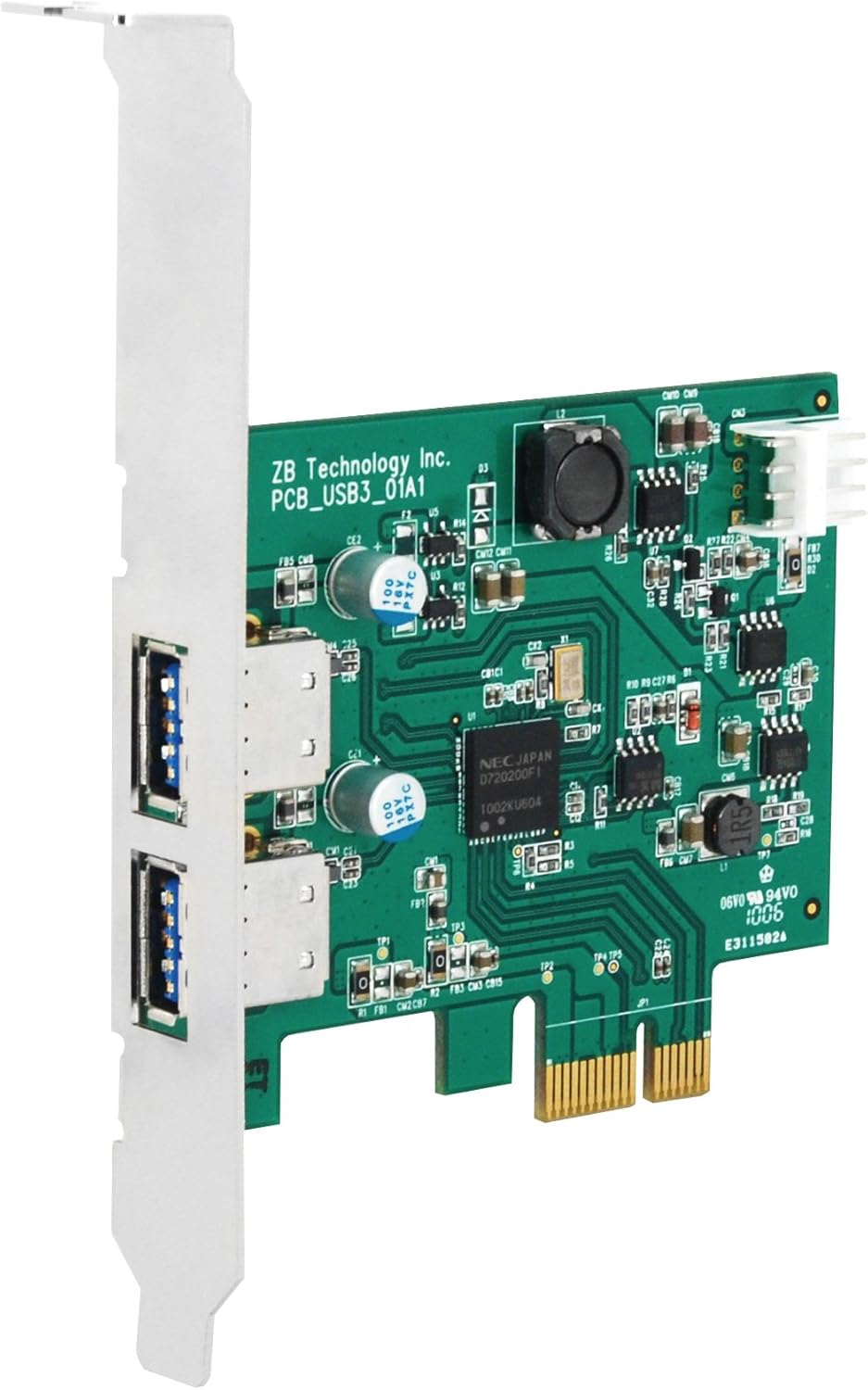 Cavalry Storage USB 3.0 PCI-E 2 Port USB Host Card