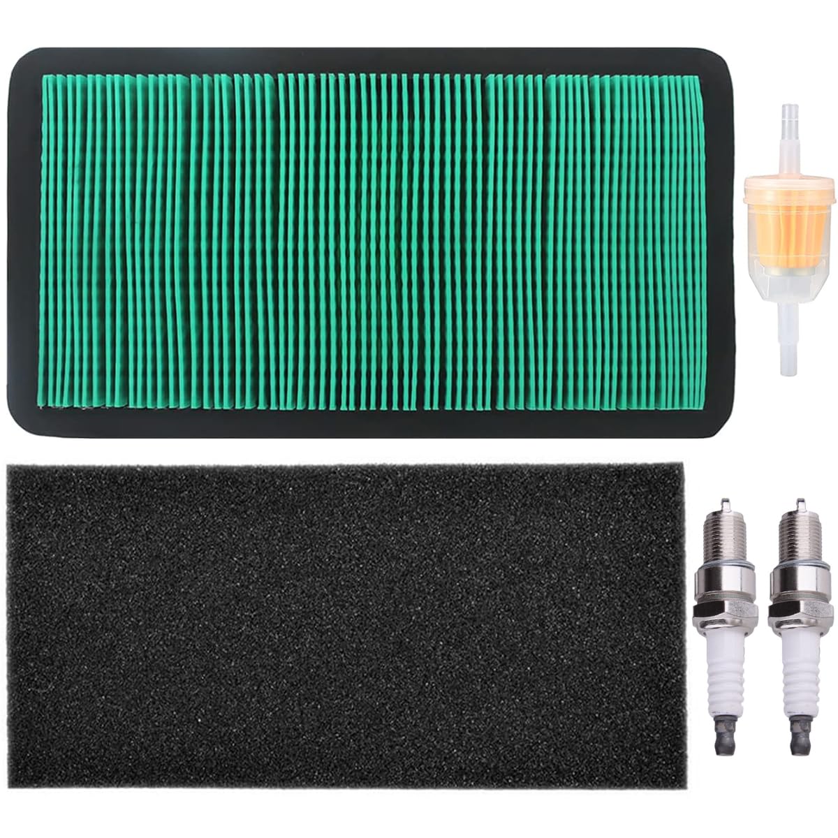 ZAMDOE Kit de Filtre à air pour Honda GCV520U GCV530 GCV530U GXV520U GXV530 GXV530U GXV530R Moteur 74425 74434 81245 81250 81270 Tracteur de pelouse remplace 17211-Z0A-013 17211-Z0A-003