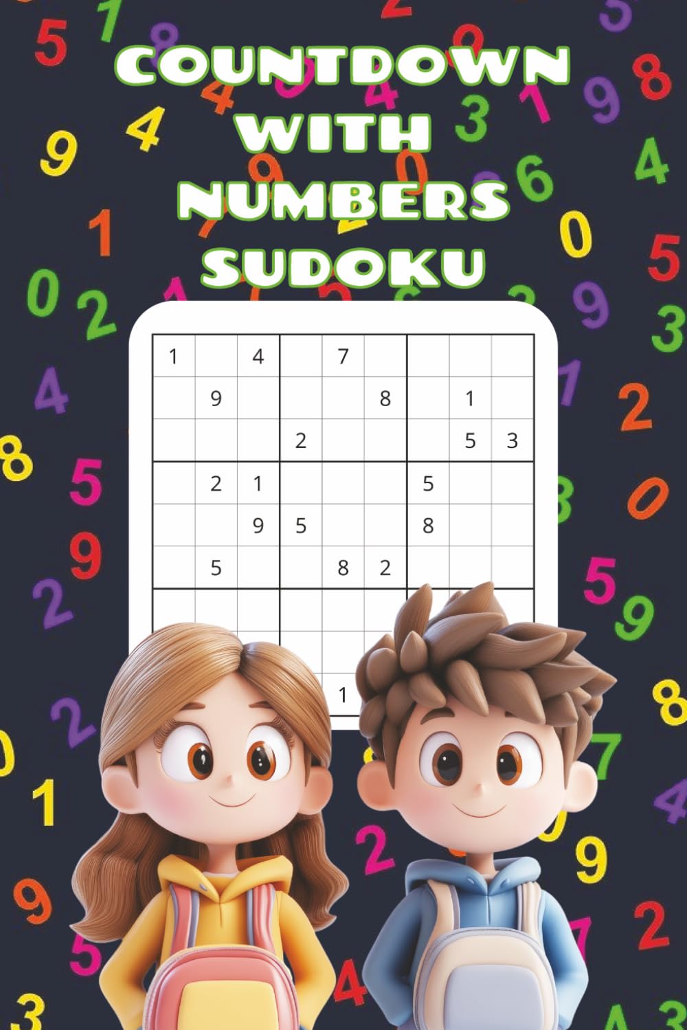 Countdown with Numbers Sudoku Puzzle Book: Kids and Beginners Puzzle book | Logic Based Number Games | 50+ Puzzles with Solutions | 6x9 Easy Travel Size