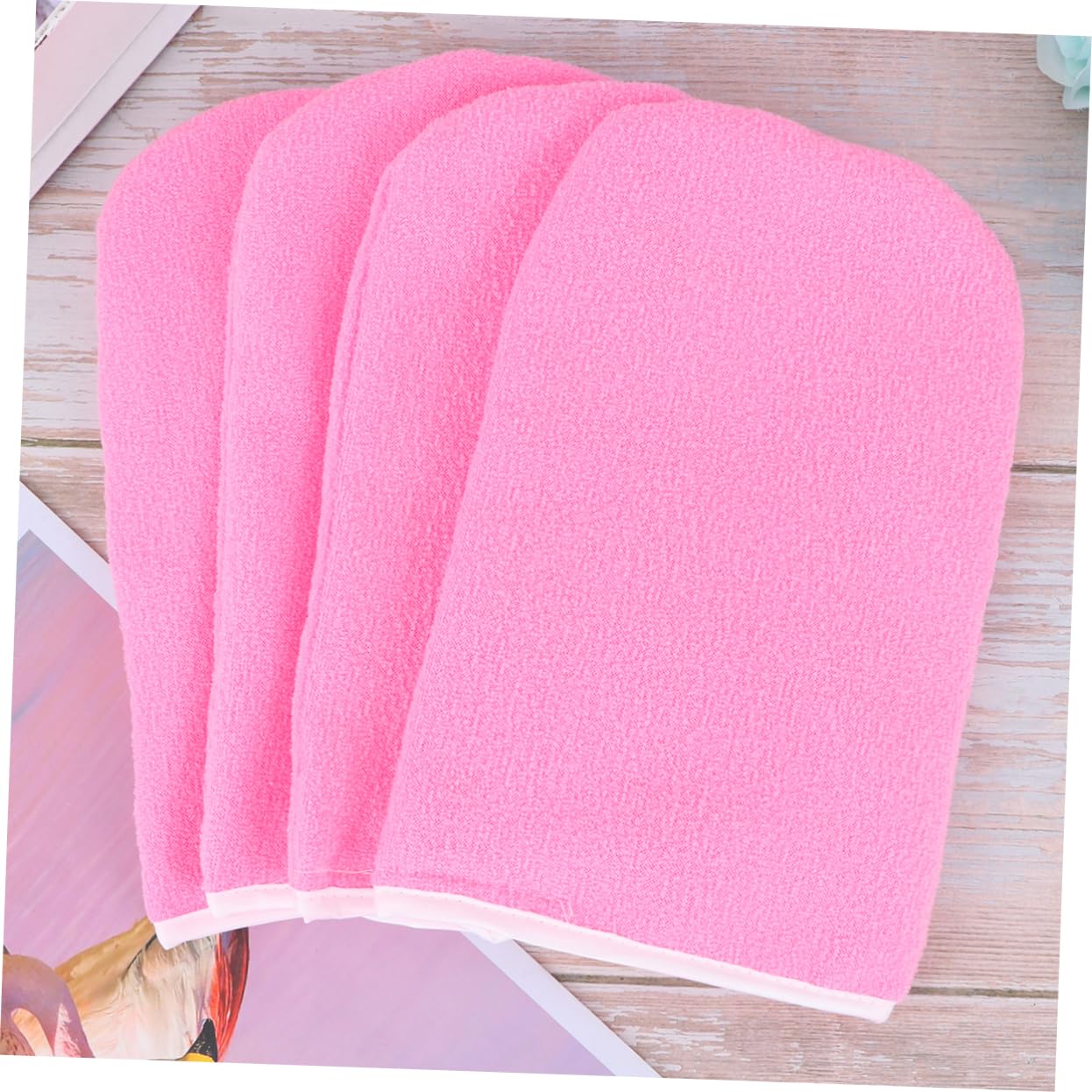 minkissy Insulated Cotton Gloves Polyester Liner for Hand Moisturizing Paraffin Mittens for Bath Glove