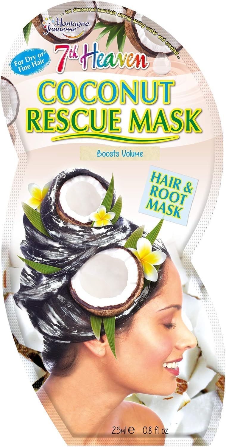 Montagne Juenesse 7th Heaven Coconut Protein Rescue Mask 25ml - White - 25