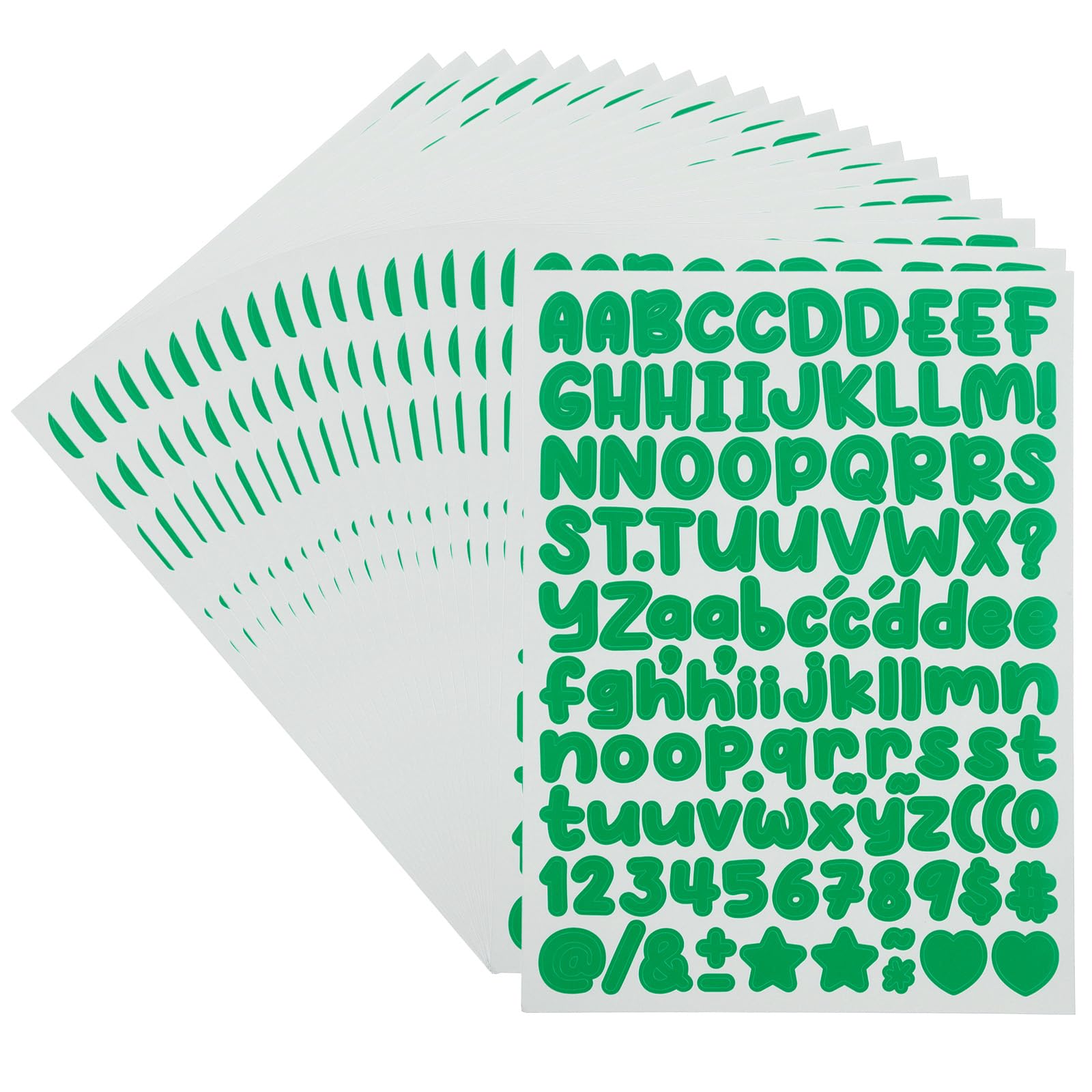 PATIKIL 20 Sheets Letter Stickers