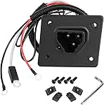 Drive-up Golf Cart 48V Charger Receptacle for EZGO RXV and Delta-Q Battery EZGO Charging Port with Wires 604321,611219,602529