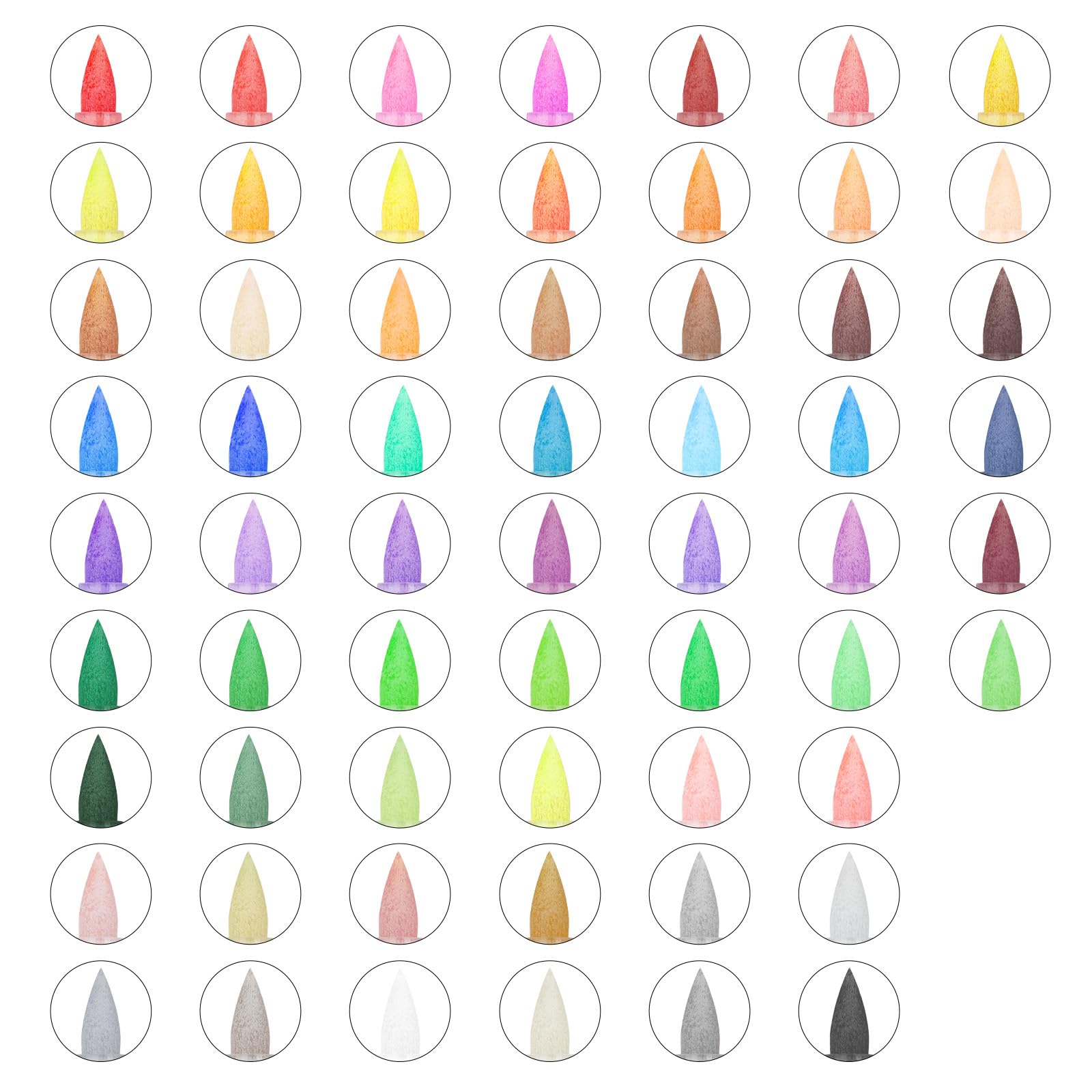 POMAC 60 couleurs Marqueurs de peinture acrylique, stylos à peinture acrylique à base d'eau avec pointe de brosse, stylos de peinture liquide pour art, dessin, tissu, toile, roche, verre, bois, papier