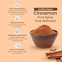 Pure Tree Certified Organic Dalchini Powder | 100 Gm | Organic Cinnamon Powder | Dal Chini Powder Indian Spices Aroma & Flavour | Gluten Free Cineman Dalchini gallery image
