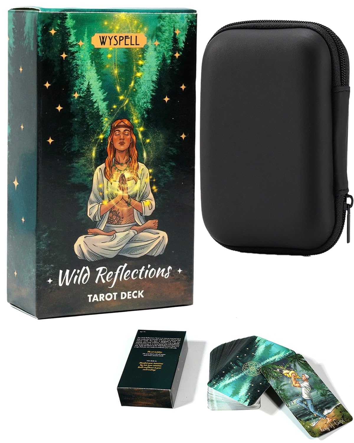 Tarot Card Deck, 78 Original Tarot Cards with Storage Box – A Must-Have for Beginners, Professionals, and Spiritual Seekers, Ideal for Divination, Meditation, Excluding Instruction Book