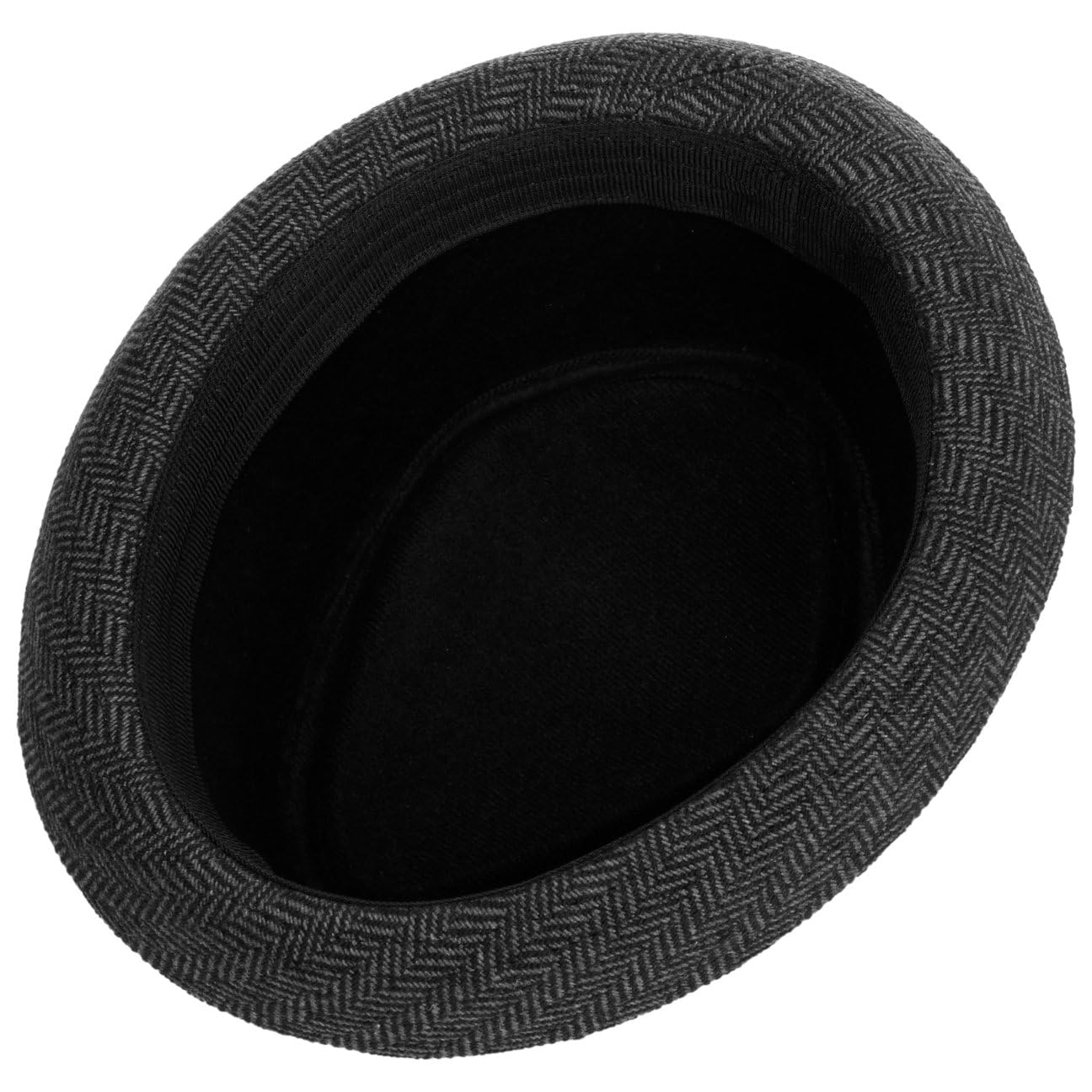 LIPODO Diamond Crown Cappello Pork Pie Spina di Pesce Multicolore con Fascia in Tessuto Unisex Estate Inverno