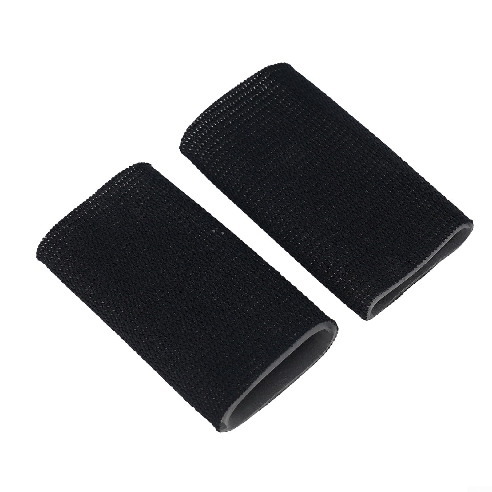 Lot de 2 manchons en gel pour patins à roulettes et patinage sur glace, soutien doux et confortable pour la protection de la cheville (noir)