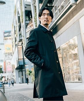 ステンカラーコート 3way ブラック【Breathatec】 Edifice Amazon | [ÉDIFICE] [エディフィス]【Breathatec/ブリザテック】3way