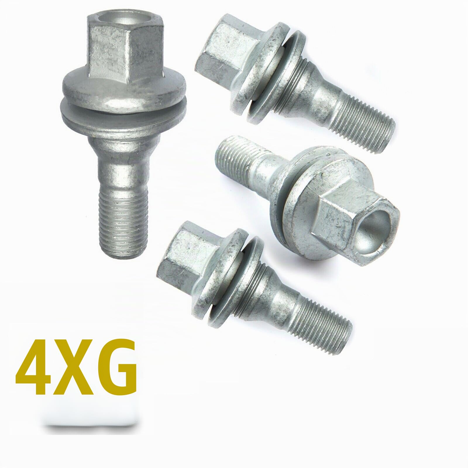 4 tornillos de rueda M12 x 1,25 tornillos de tuerca 9817024580 for Citroen C2 C3 C4 C5 C6 Berlingo Peugeot 206 207 308 407 508 Citroen DS3 DS4 DS5 Berlingo SAXO XSARA Jumpy