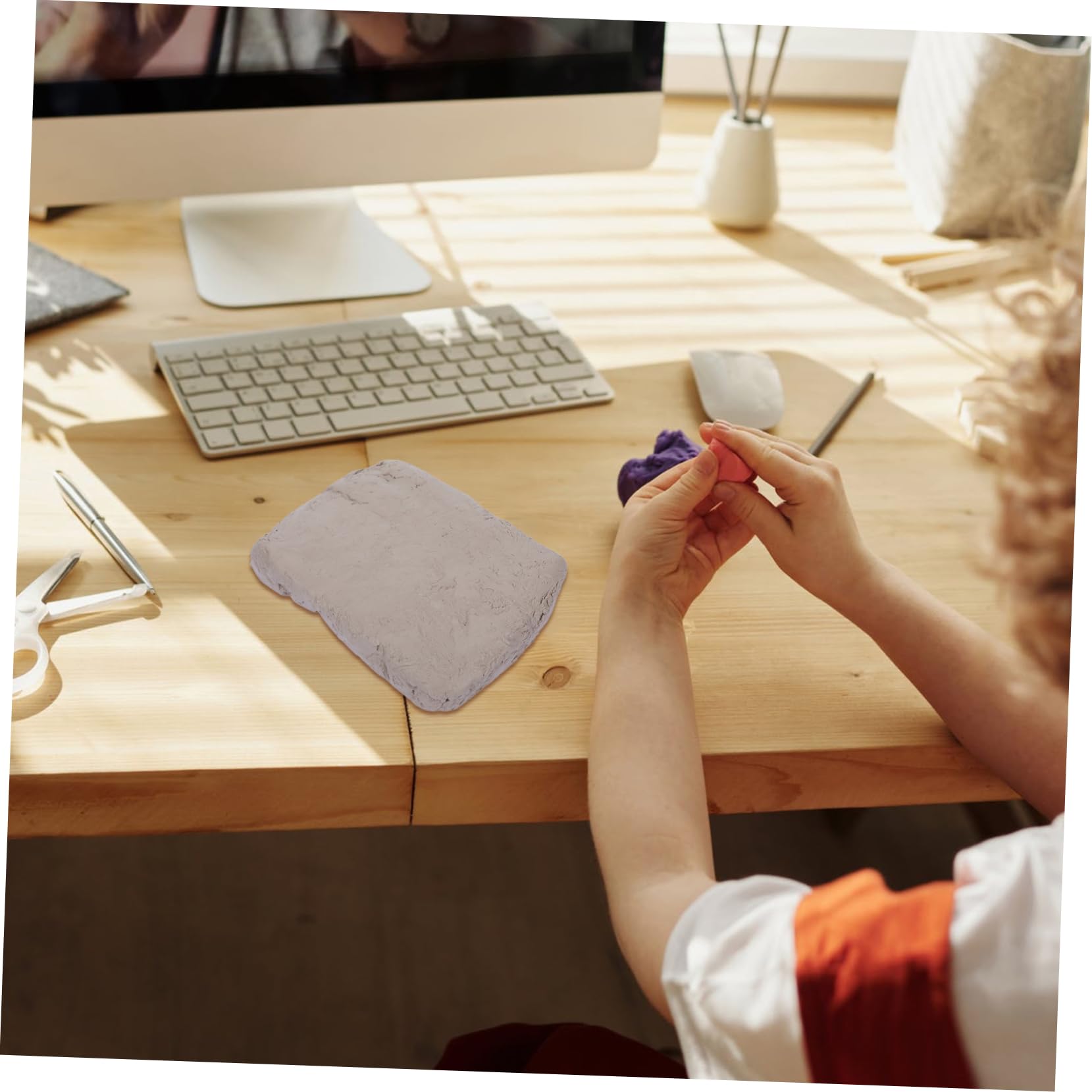 SHINEOFI Arcilla para Esculpir de Secado al Aire Arcilla para Manualidades con Cubos Sellados para Proyectos Creativos de Arte Escolar y Modelado DIY