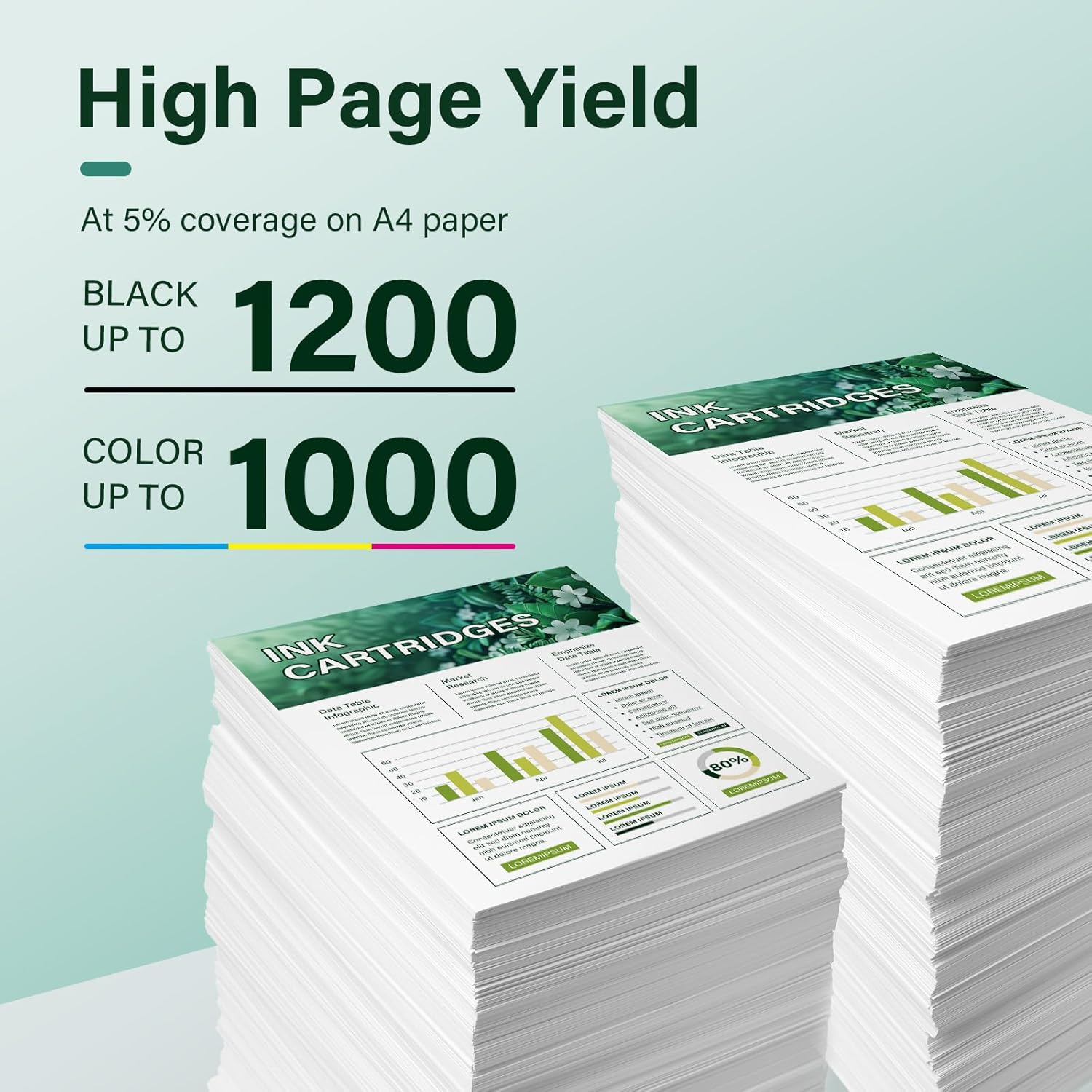 910XL 910 8020 Ink Cartridges Replacement for HP 910 Ink Cartridges Combo Pack Multipack for OfficeJet Pro Series 8020 8015 8035 8025 8010 8018 8028 8022 8030 Printer