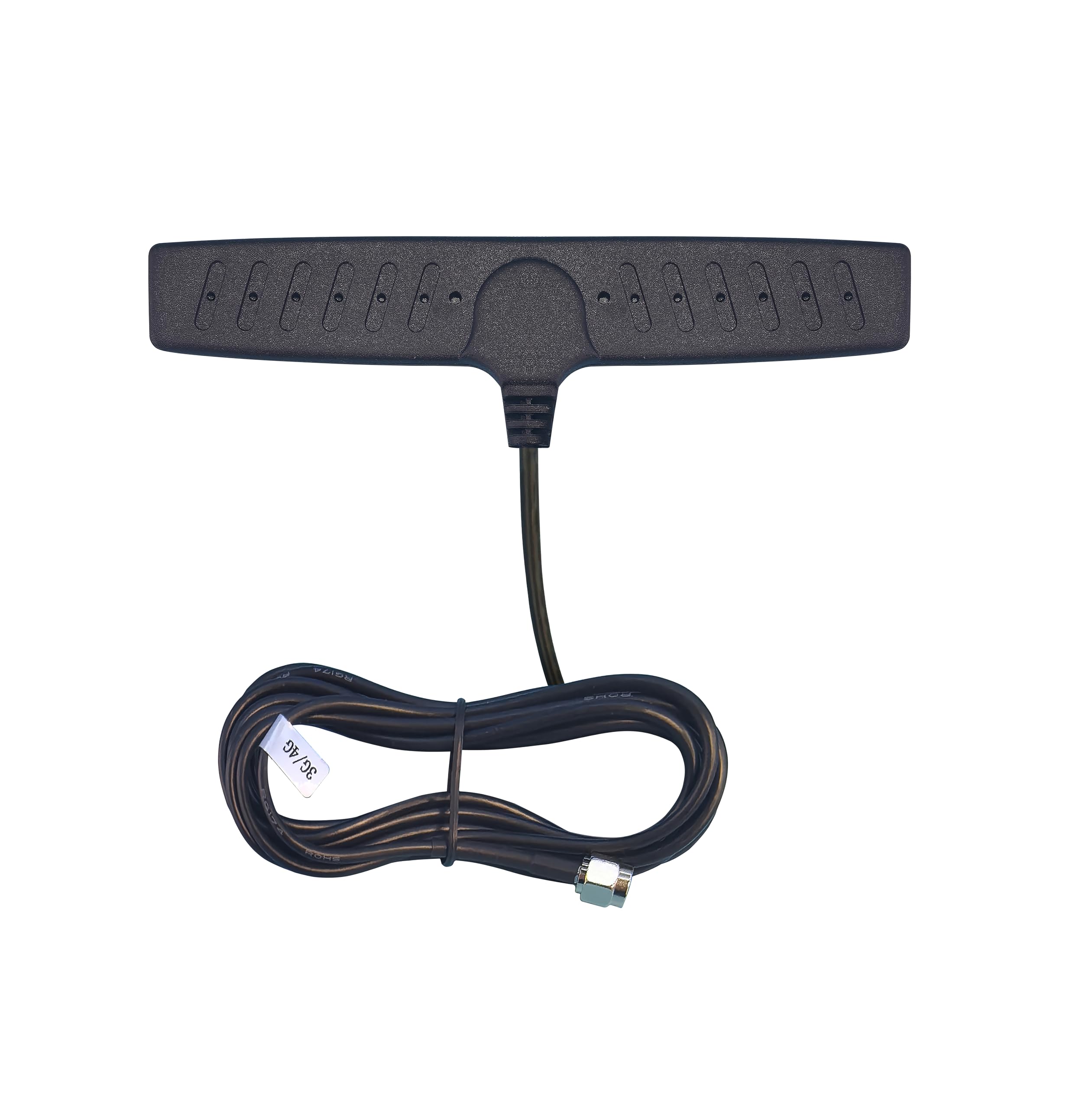 Dixingtek Waterproof 10ft Cable GSM 3G 4G SMA Antenna with Adhesive Base, Compatible with Router Network Card IP Camera Video Hunting Game Camera Security Camera T-Shaped Antenna