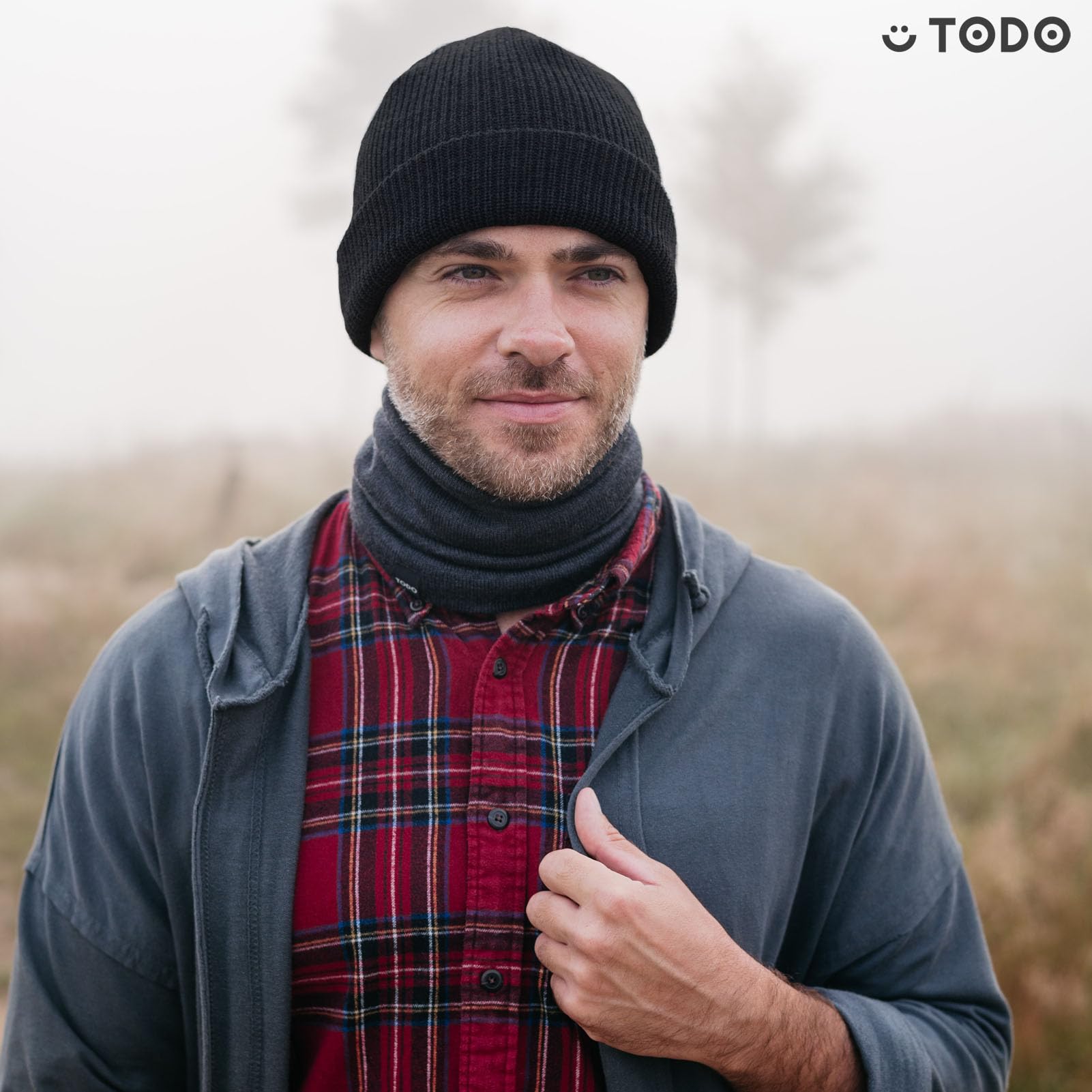 TODO Bonnet Merino. Chaud, Doux, Confortable pour Les journées Froides, Tous Les Jours, à l'extérieur 100% Merino Le Bonnet en Laine Vous Garde au Chaud Aussi Bien pour Les Hommes Que pour Les Femmes