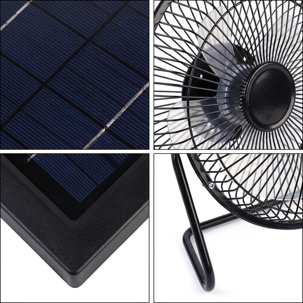 5.2W Solar Panel Fan 8 Zoll für Hühnerstall