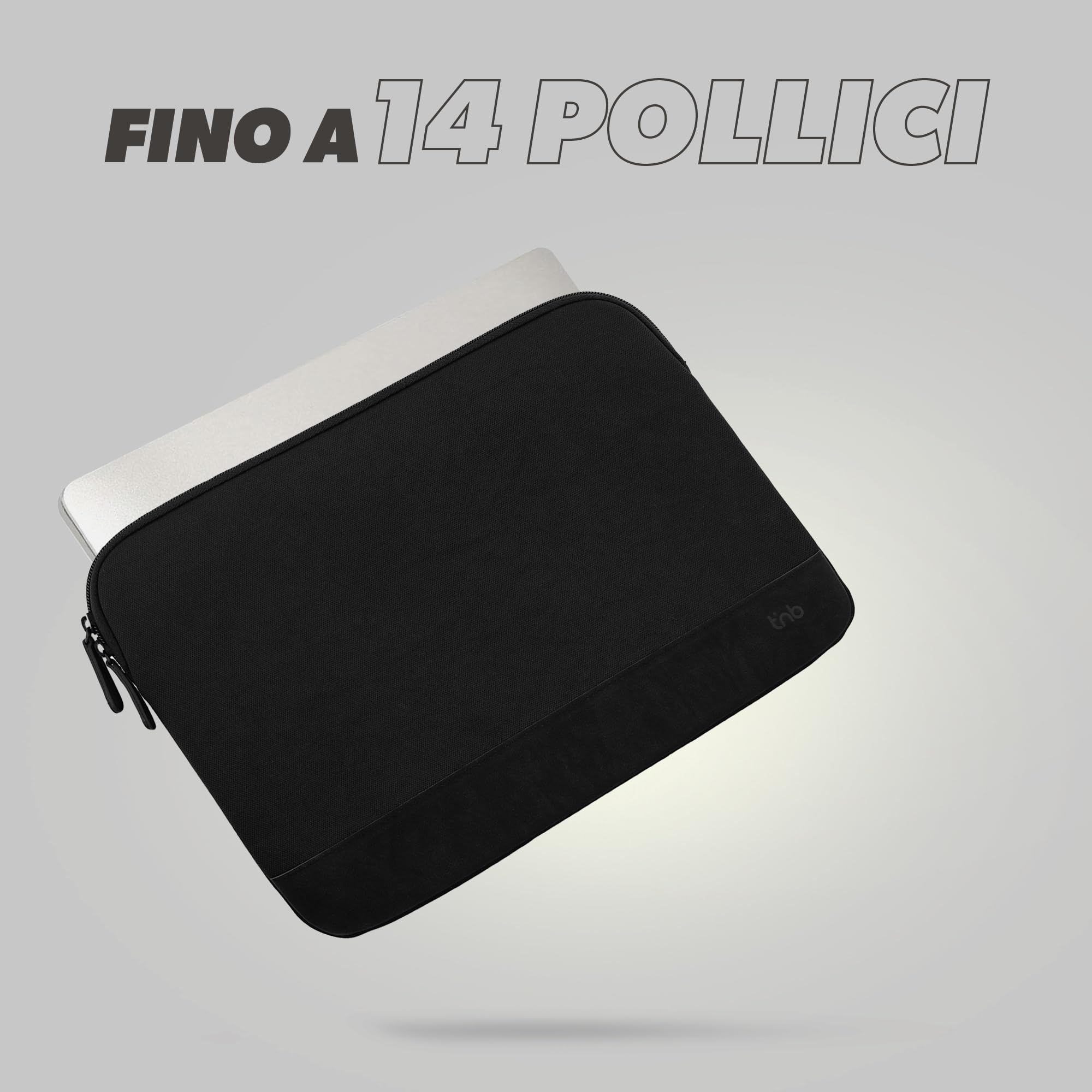 T'nB Color - Custodia per computer da 14 pollici, in memory foam