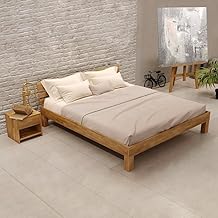 Krok Wood Julia Solid Wood Bed in Oak (140 x 200 cm)