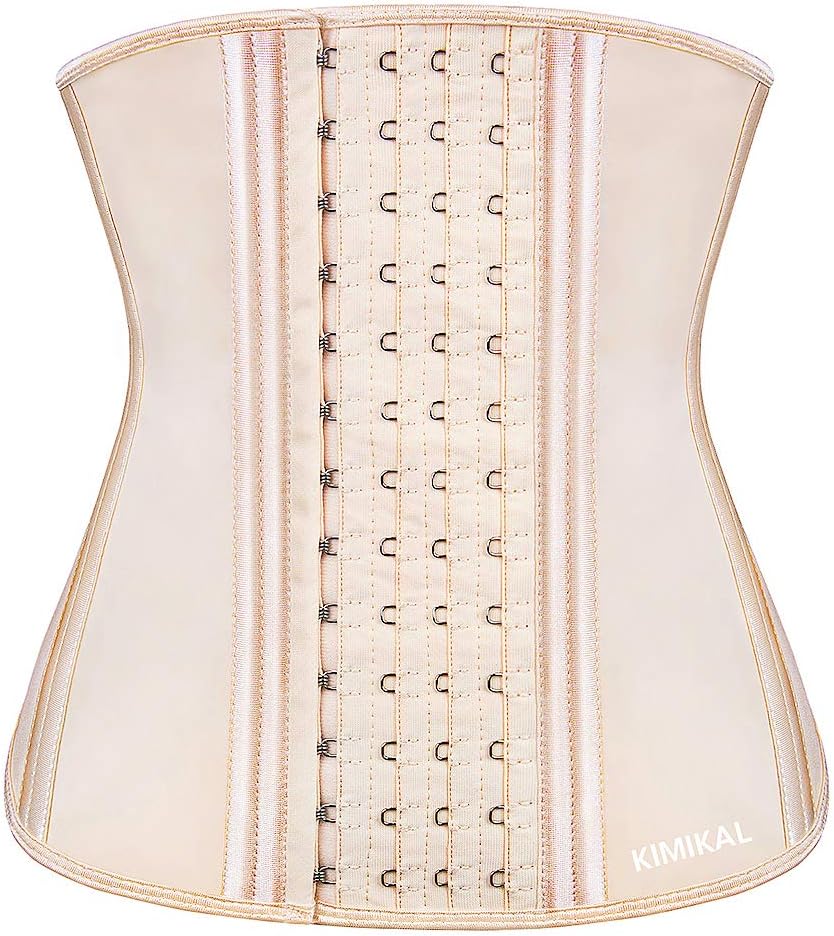 KIMIKALWomen Waist Trainer Corset Belt: Under Clothes Sport Tummy Control Long Torso Shapewear