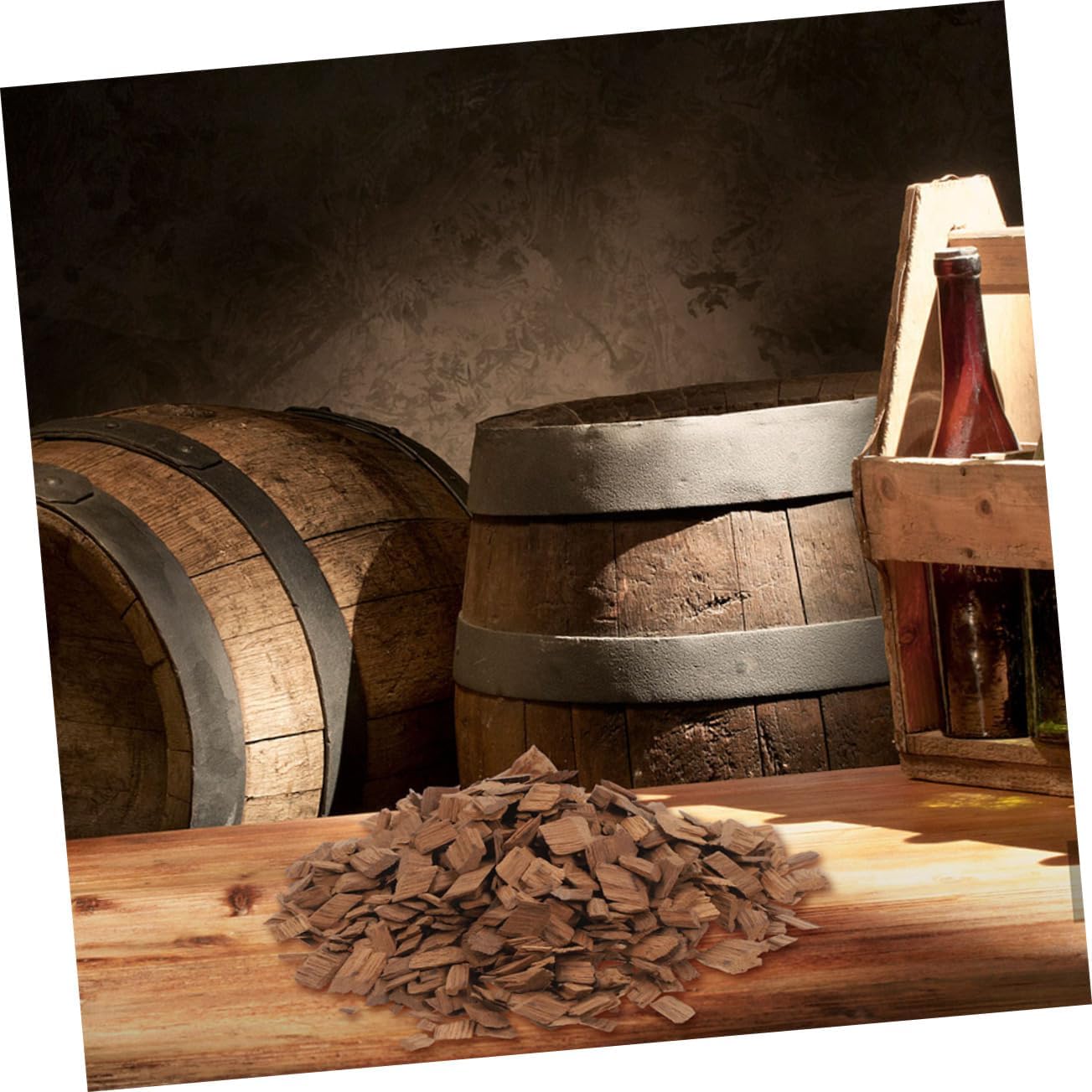 Cabilock French Oak Chips for Diy Wine Making Wine Kit Home Brewing Supply Enhance Red Flavor