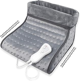 Medisana FW 100 Scaldapiedi, Riscaldamento Elettrico dei Piedi con Massaggio a Vibrazione, 2 Livelli di Temperatura, 7,2 watts, Grigio