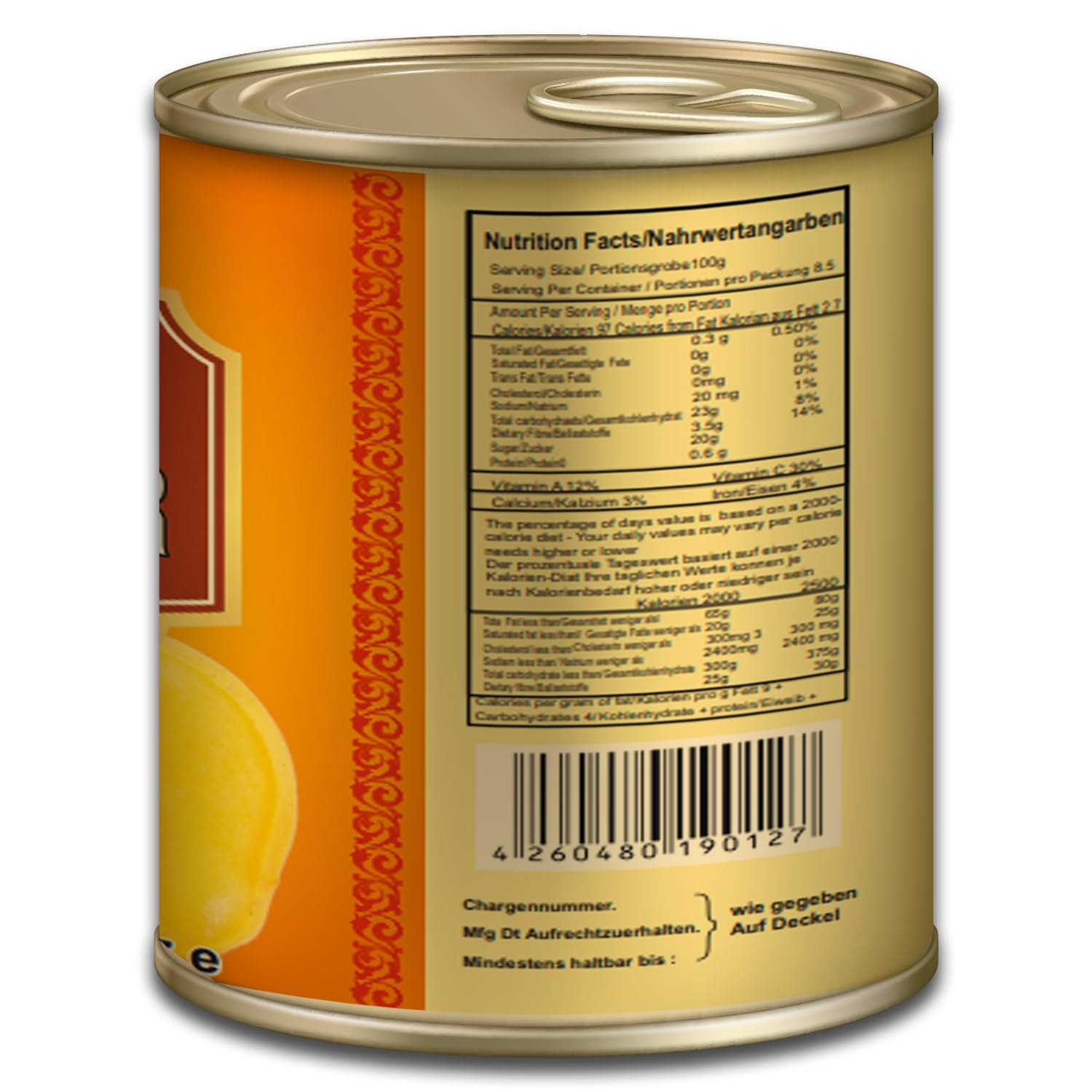 Kajal Purea di mango, Kesar, 6 x 850 g, ideale per frullati di mango, Lassi, dessert e curry, naturale, dolce, dall'India, polpa di mango, kesar senza additivi
