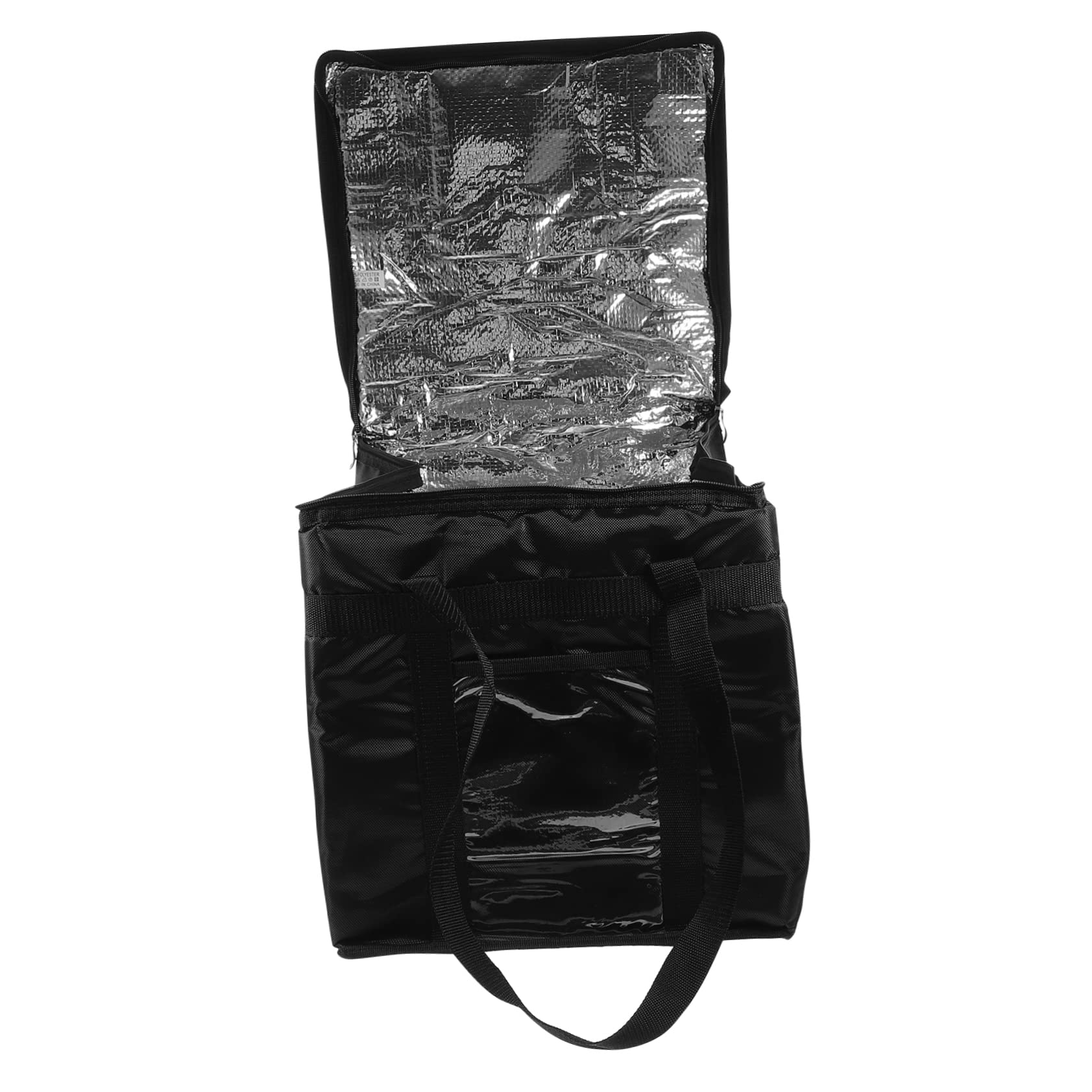 Happyyami Cooler Box Large Waterproof Tote Bag Foldable Shopping Bag Pizza Carrier Insulated Bags Pizza Carrier Bag Insulated Cooler Bags Food Carrying Bag Food Storage Bag Grocery Bag Cake