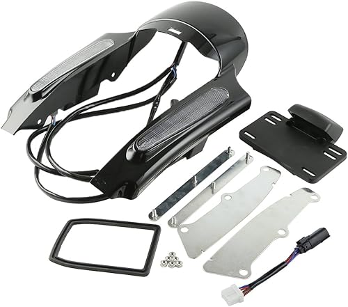 Miniatura 8 de TCMT Juego de fascia de guardabarros trasero compatible con Harley Touring Road King CVO Road Glide Ultra Classic Electra Glide Street Glide