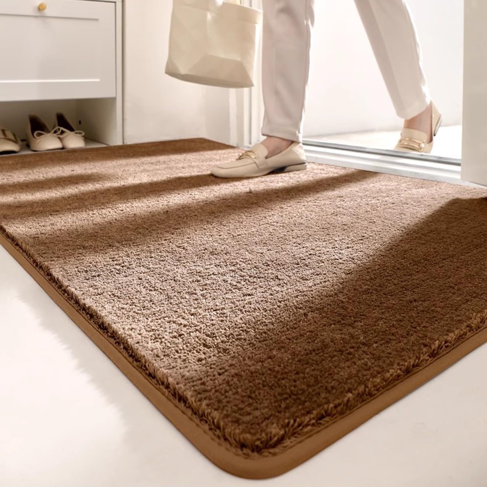 Boden-Fußmatte für den Innen- und Außenbereich, Eingangsbereich, Willkommensmatten, extra Lange, rutschfeste Teppiche für doppelte Vordertüren – 1,5 cm dick, 50/60/80/90 cm breit, wasserdich
