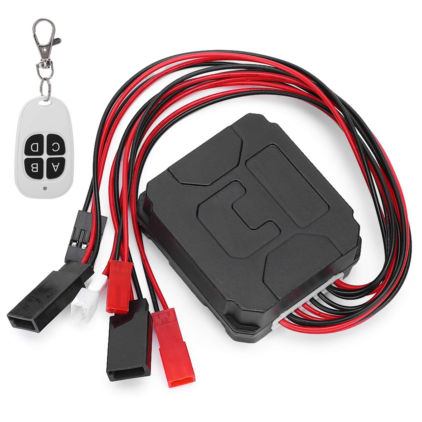 Télécommande de treuil sûr Pratique en métal et en Plastique, contrôleur de treuil sans Fil, Robuste pour Accessoire de Chenille à échelle 1:10 TRX4 KM2 RC