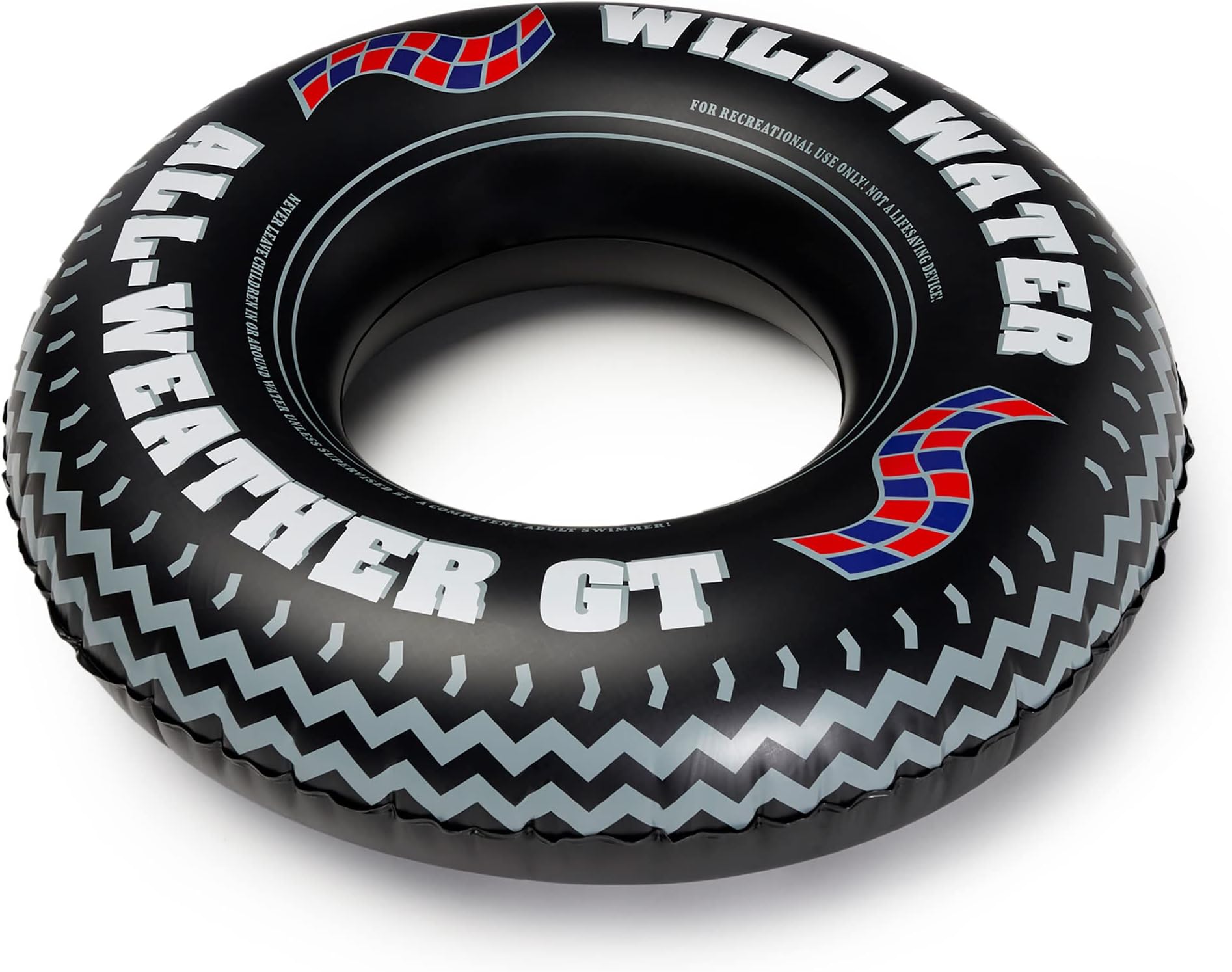 Swimline Monster Tire Pool Ring – Inflatable Lounge Float with Fun Design for Adults & Teens – Durable Vinyl Ring for Pool, Lake, or Beach – Easy to Inflate and Store