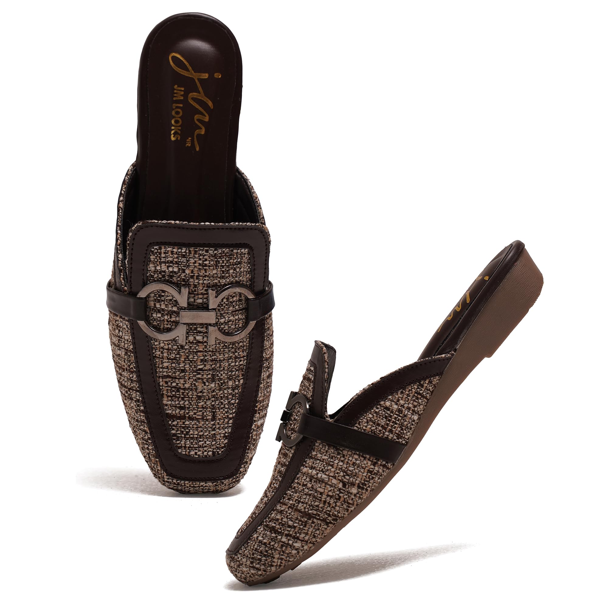 Women Pastel Floral Sequin Embellished Ethnic Ballerinas-image-34