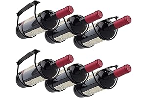 2 Pack Under Cabinet Wine Bottle Rack