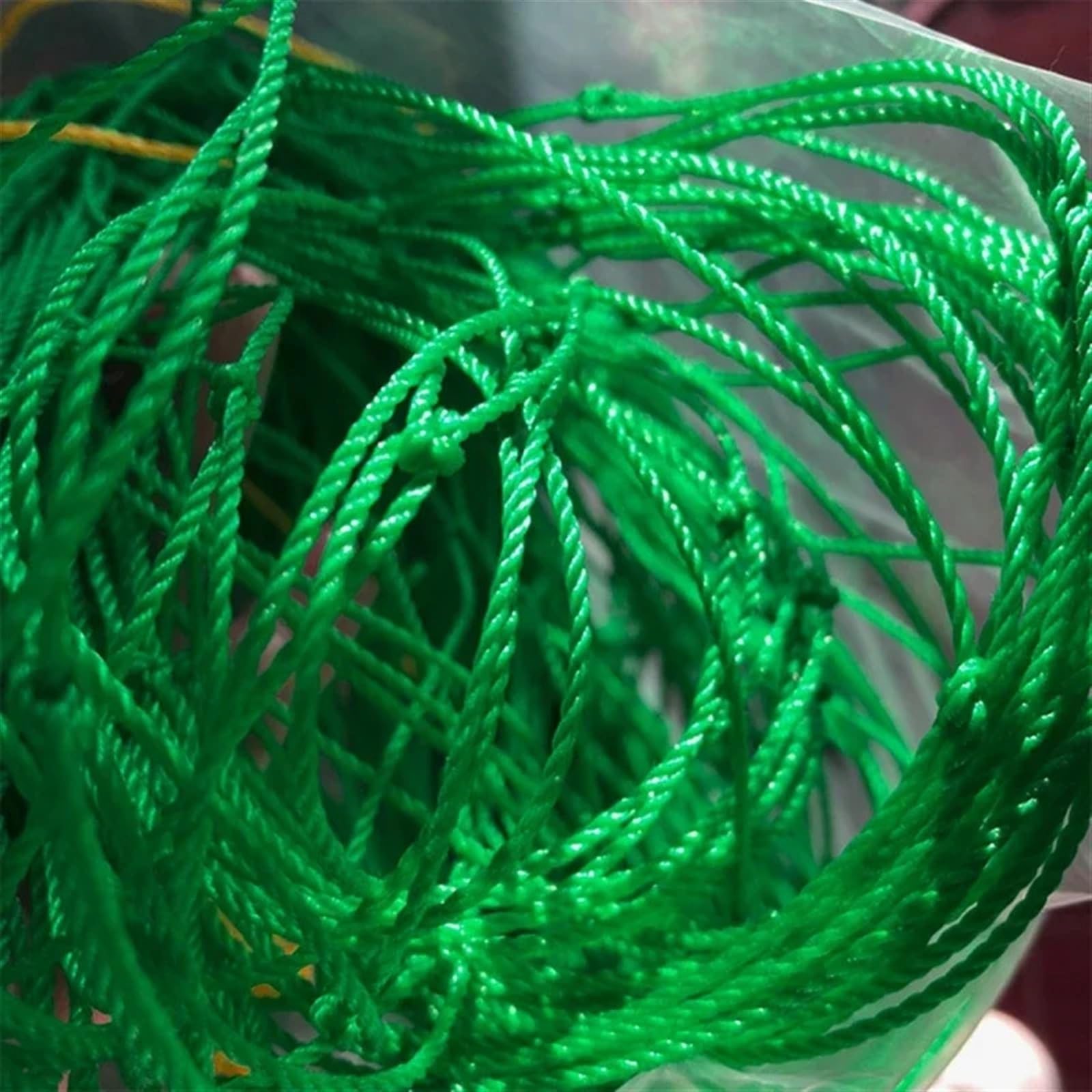 Nylonowa siatka wspinaczkowa do winorośli, ogórków, luffa, roślin, 18 żyłek, 3,6 x 1,8 m, idealna do ogrodnictwa pionowego