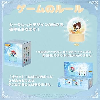 Amazon.co.jp: 52TOYS BLINDBOX DISNEY PRINCESS D-baby Series