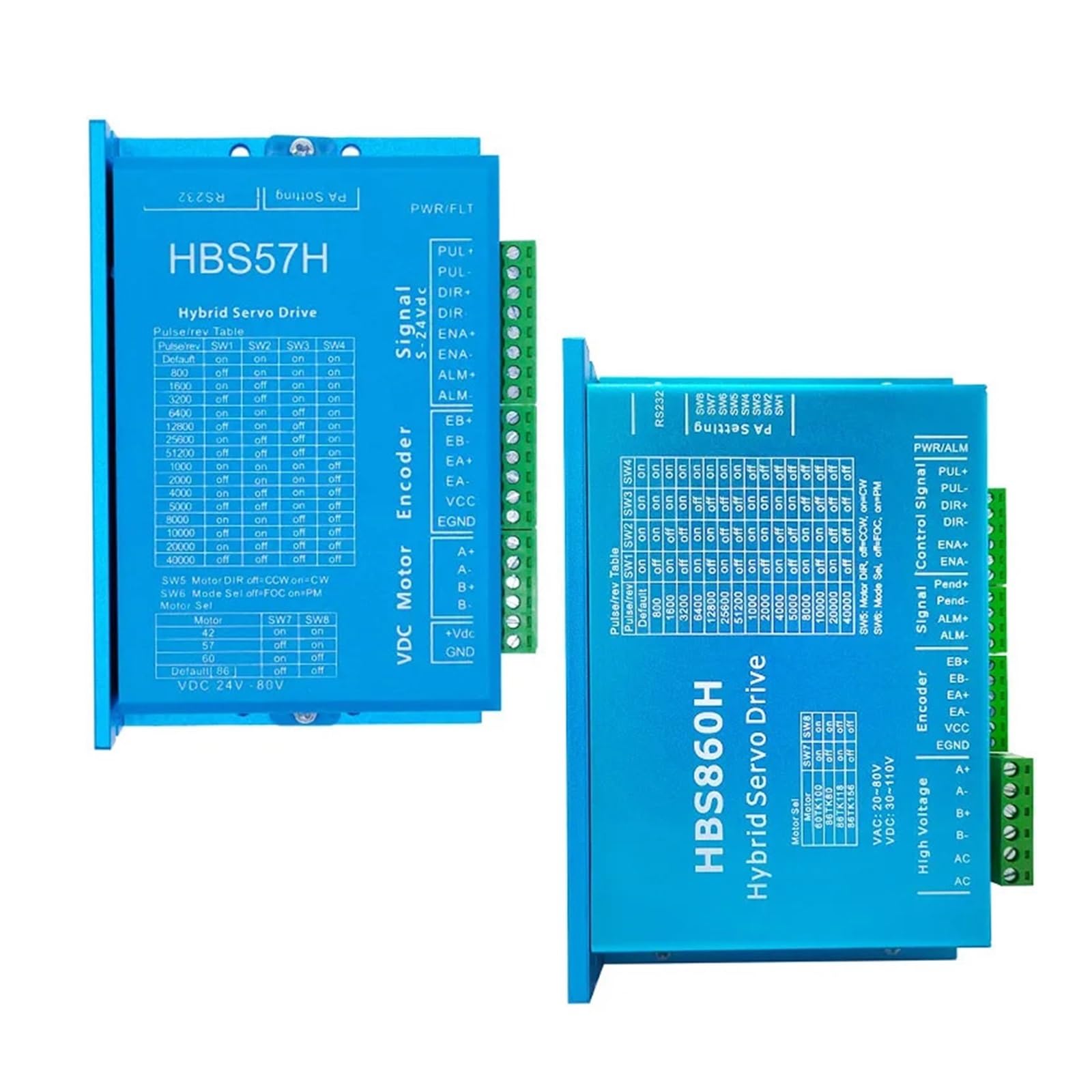 Servo entraînement HBS860H pilote robuste boucle fermée haute précision