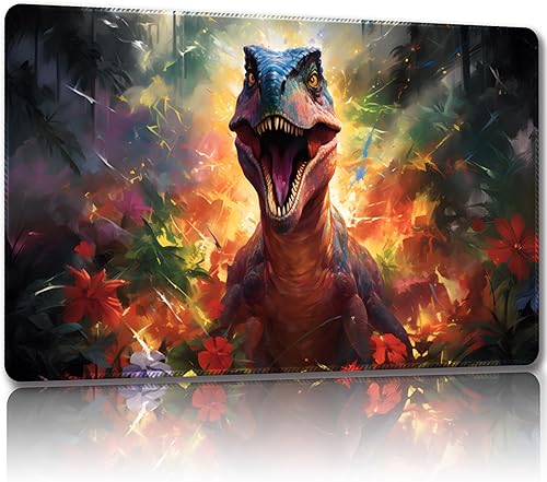 Miniatura 6 de Malqiqi Tapete de juego para MTG, con bolsas de almacenamiento gratis, tapete de juego de 24 x 14 pulgadas, TCG y tapete de juego de mesa para