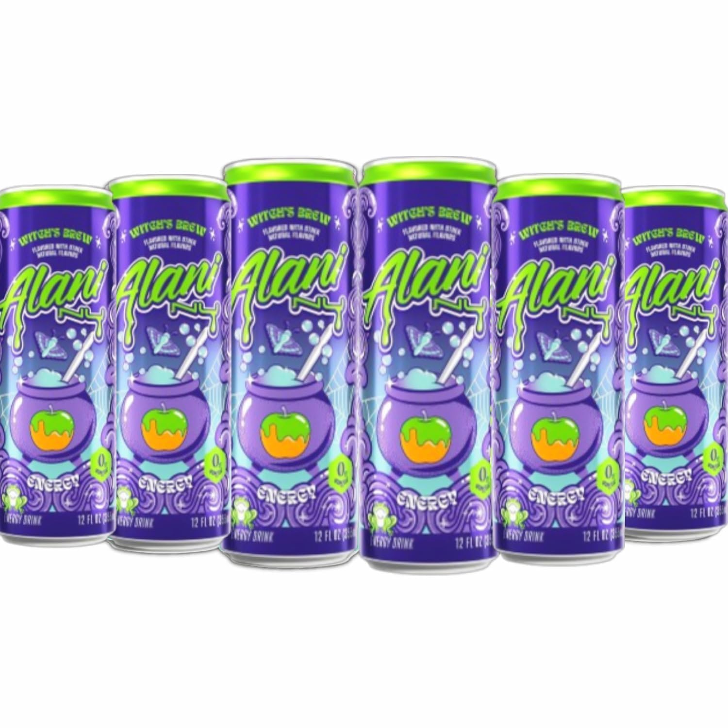 Alani Nuu Witches Brew Energy Drink, Pack of 6, 12 Fluid Ounces