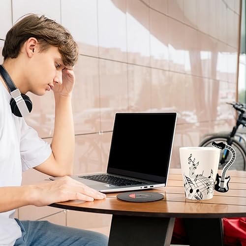 Miniatura 2 de Maustic Taza de guitarra, regalos de música para hombres y mujeres, regalos de guitarra para guitarristas, regalos de cumpleaños de Navidad para