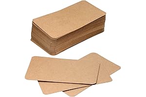 Exquisite Small Kraft Name Cards for Personalized Expressions